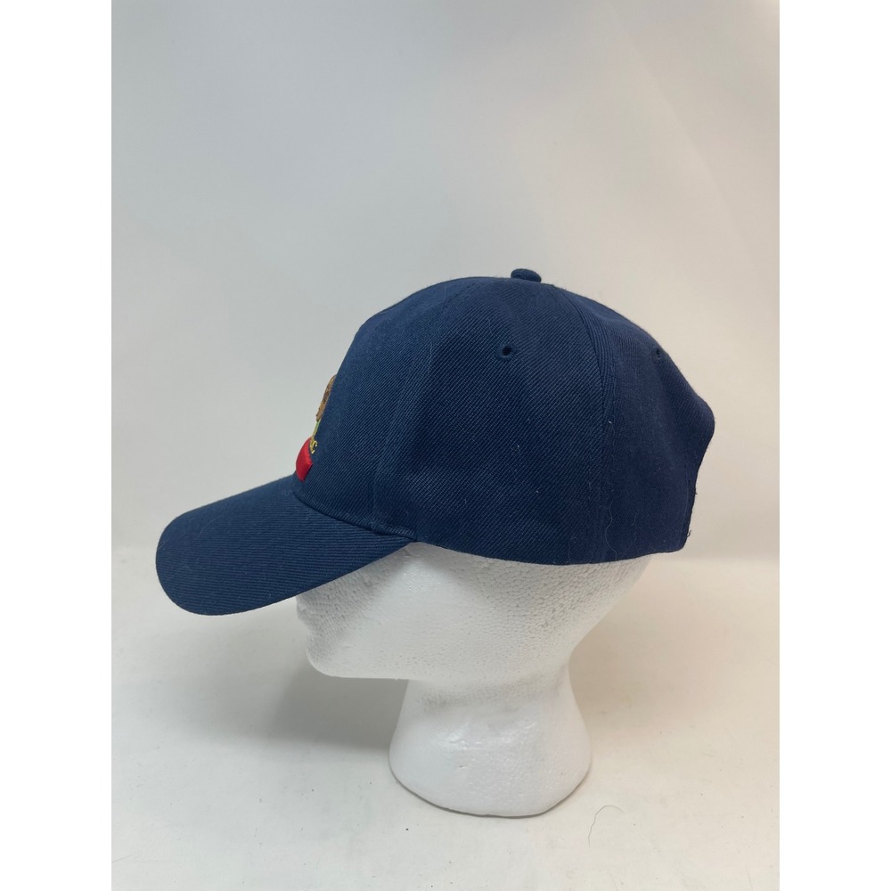 SNCO California Republic Hat Mens OSFM Navy Blue Bear Logo Cap - Picture 2 of 7
